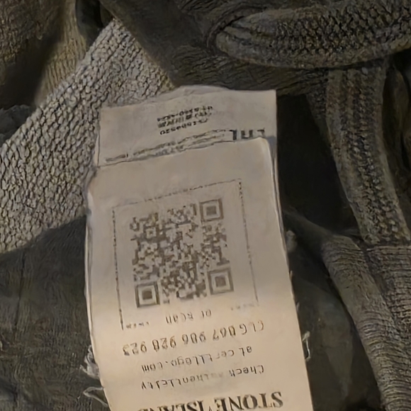 Stone Island Gray Cargo Jogger Pants with Iconic Patch Sz M - Picture 13 of 16